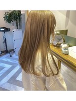 ロンドアベニール 北千住(Lond avenir)&nbsp;軽やかロング　ミルクティーベージュ　西田大樹