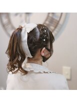 ヘアセットサロン ミント(Hair set salon MINT)&nbsp;編み込みポニーテール