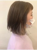 【AMAZING HAIR千歳店/森田】イヤリングカラー×グレージュ