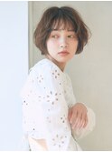 ベビーバングふんわりショート