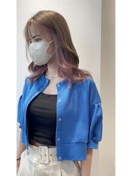 カシィ(kashi) チョコピンクインナーカラー