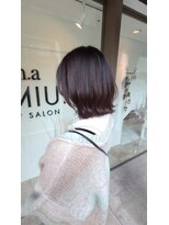 e.m.a プレミアムビューティーサロン 栄駅店(e.m.a PREMIUM BEAUTY SALON)&nbsp;ラベンダーアッシュ外ハネボブ