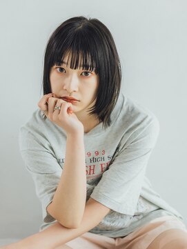 リル バイ フレイムス 川口(Lilou by Frames) ナチュラル ボブ