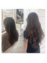クラン ヘアーアンドスタジオ(CLAN hair & studio)&nbsp;ハイトーンエクステブリーチインナーミルクティーベージュ