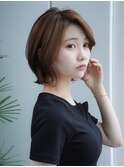前髪なし外はねボブ20代30代40代【AIN.表参道】川原大地