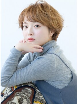 ユニックス モザイクモール港北店(UNIX) 【UNIX港北】ほうじ茶ラテショートボブ#ひし形ショート