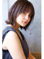 アンドレイ 表参道(andrey)&nbsp;[ANDREY]グレーベージュ/レイヤーロング/前髪パーマ黒髪カタログ