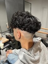 スウェル 柏店(Swell)&nbsp;ハイライト/マッシュパーマ/ウルフ/アッシュブラック/柏/MEN'S