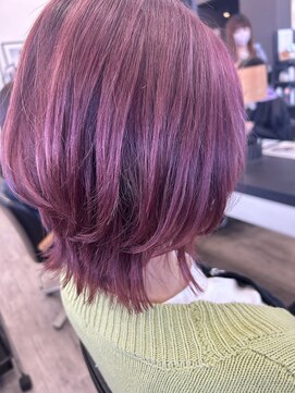 フレンズ 平岡店(friend's) 【札幌平岡 デザインカラー(春ピンク)藤原有貴】