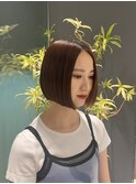 切りっぱなしボブ