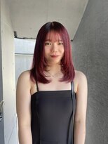 アルカナ 明治神宮前原宿(ARCANA)&nbsp;レッドカラー/ワインレッド//顔まわりレイヤー