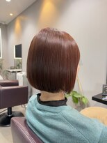 マノニコ(mano-nico)&nbsp;暖色カラー×艶髪ボブ