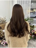 モカブラウンカラー/ブラウンカラー/艶カラー/20代30代
