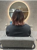 ピンクベージュグラデーション♪