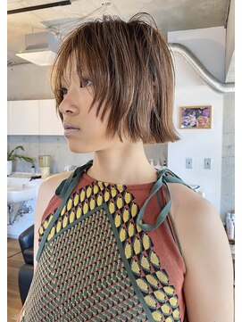 ハイジア(hygea) レイヤーボブ☆外ハネ☆切りっぱなし☆大人ボブ[薬院/警固]