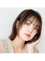 モンド ヘアクリエーション 下荒田店(monde hair creation)&nbsp;【monde】外ハネボブ×シースルーバング
