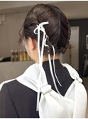ヘアセット　ツインアレンジ