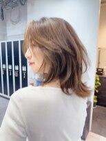 ファンナギンザ(FaNNa ginza) フェイスレイヤー/くびれヘア/透明感カラー/ミディアム/前髪