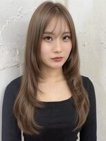 ベルグローアルファ(BELLE GROW ALPHA) レイヤーカット/ミルクティーグレージュ/ダブルカラー/エクステ