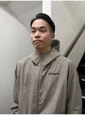 七三ベースの大人メンズショート