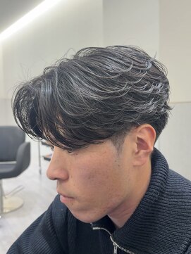 ビカムメンズヘアー 栄店(become men's hair) フェザーパーマ/フェザーショート/名古屋/栄