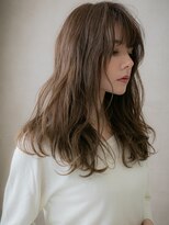 カバーヘア ブリス 北浦和(COVER HAIR bliss)&nbsp;ダークグレーアッシュ韓国巻きフェミニンロングX北浦和20代30代