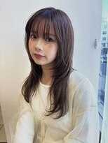 トリッカ シブヤ(TRICCA SHIBUYA)&nbsp;レイヤーカット/ハッシュカット/韓国ヘア/ベージュ