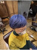 グラデーションカラー×マニキュア