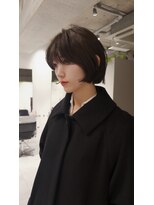 フィルムス 表参道(FILMS)&nbsp;ミニボブレイヤー/レイヤーカット/ウォームベージュ/前髪/表参道