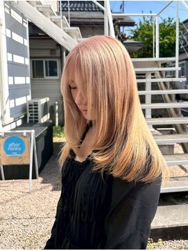アフターニュース 新潟(afternews) ミルクティーベージュ/ダブルカラー/ケアブリーチ/髪質改善/駅南