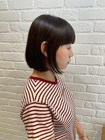 インデックスヘアー 錦糸町店(in'dex hair)&nbsp;小顔ミディアムウルフレイヤー10代20代30代40代錦糸町外はねボブ