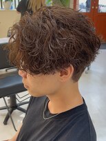 ラ ポルト ドゥ サワ(La Porte de SAWA)&nbsp;外国人風抜け感カラー×波巻きシャドウパーマ【長野市/ブリーチ