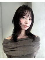 フィルムス ヨコハマ プラス(FILMS 横浜 +) くびれレイヤー/オリーブベージュ/顔周り/シースルー/横浜+