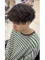 スカイメロウ(Sky Mellow) 【メンズシャドウパーマ】カット+シャドウパーマ
