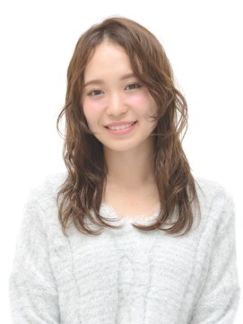 ヘアアンドメイク アース 聖蹟桜ヶ丘店(HAIR&MAKE EARTH) 外国人風♪柔らかウェーブロング【EARTH聖蹟桜ヶ丘】