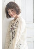 ショートバング&カジュアルボブ