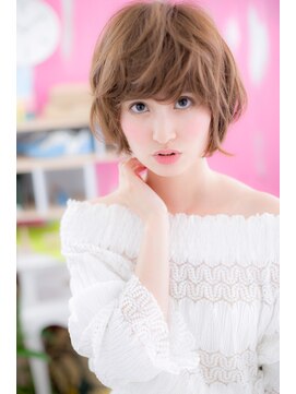 ミック ヘアアンドビューティー 大山店(miq  Hair&Beauty) 外ハネが隠し味…ラフ・フェミ・ショートb