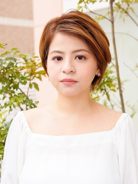 ウェーヴ アズシュガー 浜松佐藤店(wave as sugar) 〈wave佐藤店〉ベビーバングボブルフ　ペールベージュ