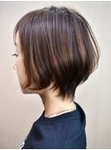 ニュアンスショート/30代40代50代髪型/ショート流行り
