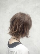 ラッシュ(rush) 外ハネボブ/透明感カラー/質感カット