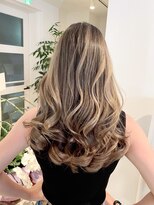 トゥ(to)&nbsp;【バレイヤージュ】くすみブルー,ブルーグレージュ