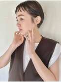耳かけコンパクトマッシュショート