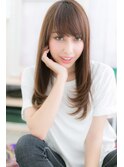 Iライン＆厚めバングで小顔…大人かっこいいうる艶髪a1