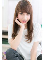 ミック ヘアアンドビューティー 大山店(miq Hair&Beauty) Iライン&厚めバングで小顔…大人かっこいいうる艶髪a1