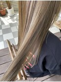 【hair salon W】アッシュベージュ