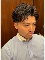 ヒロギンザ 御徒町店(HIRO GINZA)&nbsp;ビジネスツーブロックパーマスタイル