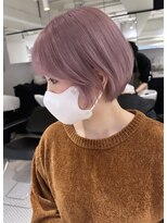 シーン(seen)&nbsp;★ショートボブ×ピンクペールバイオレット★