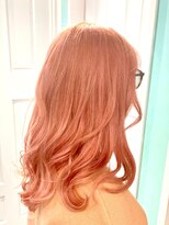 マティーナ ヘアー 池袋(Matina hair)&nbsp;【オレンジピンクベージュ/ダブルカラー】20代30代40代