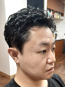 コダマ 新大塚店(KODAMA) アップバングツーブロックパーマスタイル（コンマヘア）新大塚