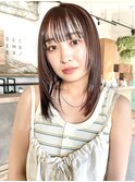【December】就活×ブリーチなし透明感グレージュ◎